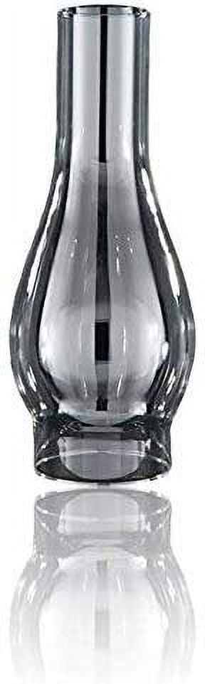 Light of Mine | 3 x 10" Oil Lamp Globe Replacement Lamp | Oil Lamp Chimney | Hurricane Lamp Glass Replacement | Clear Smooth Top Chimney