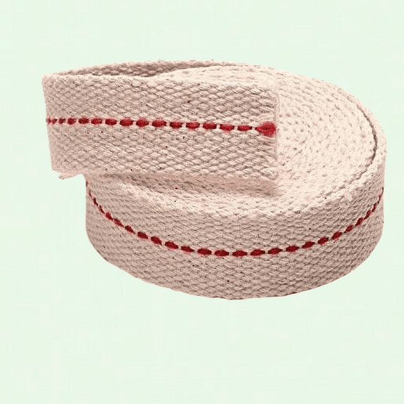 Light of Mine 7/8" Inch Cotton Flat Wick 6ft Roll for Lanterns and Oil Lamps