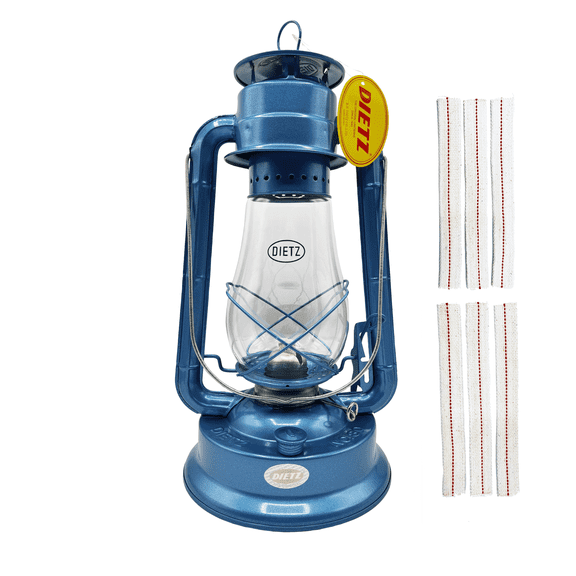 Light Of Mine: Dietz #80 Blizzard Blue Oil Lantern with 7/8" Replacement Wick Strips