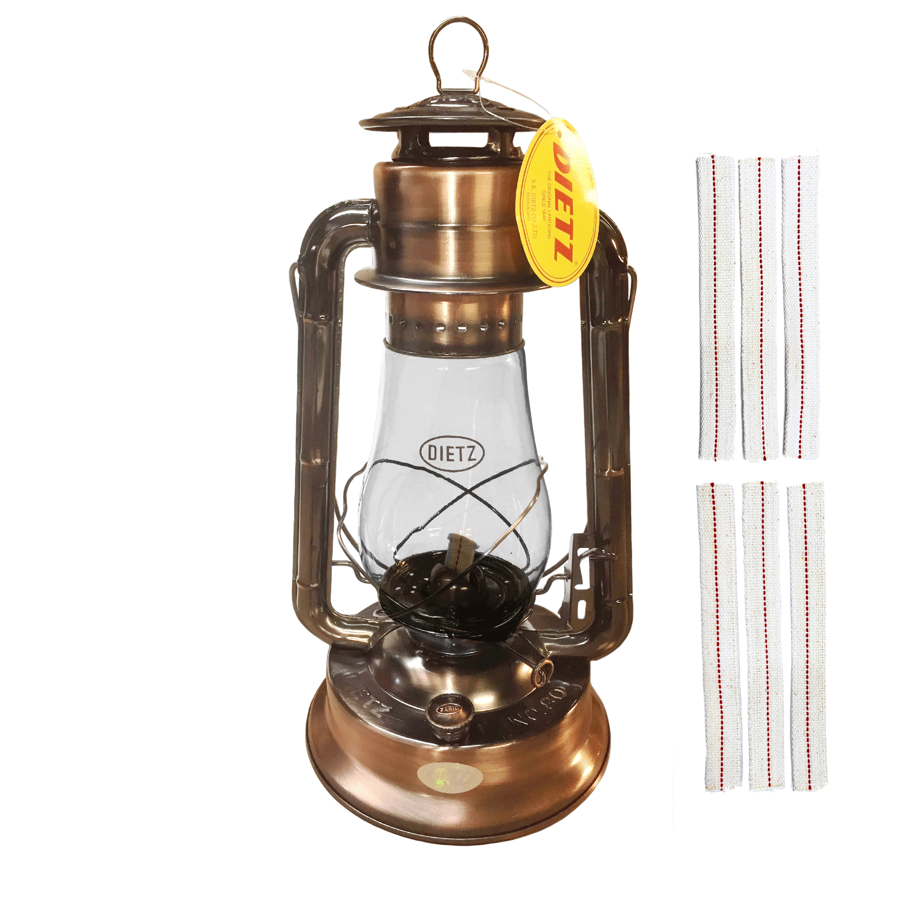 Light of Mine - Dietz #80 Blizzard Lanterna a olio nera con finiture