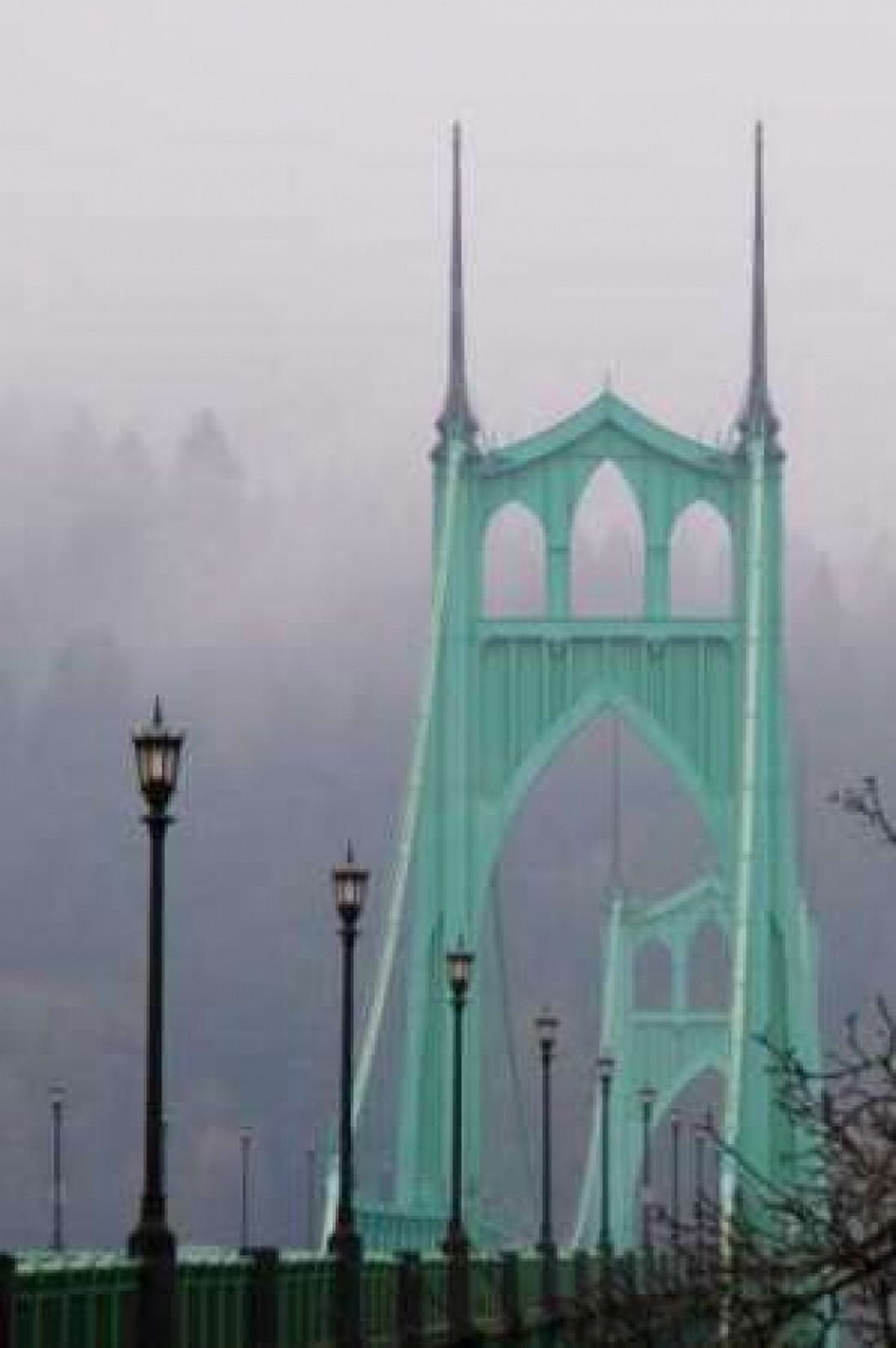 Light on the Bridge II Canvas Art - Erin Berzel (20 x 28)