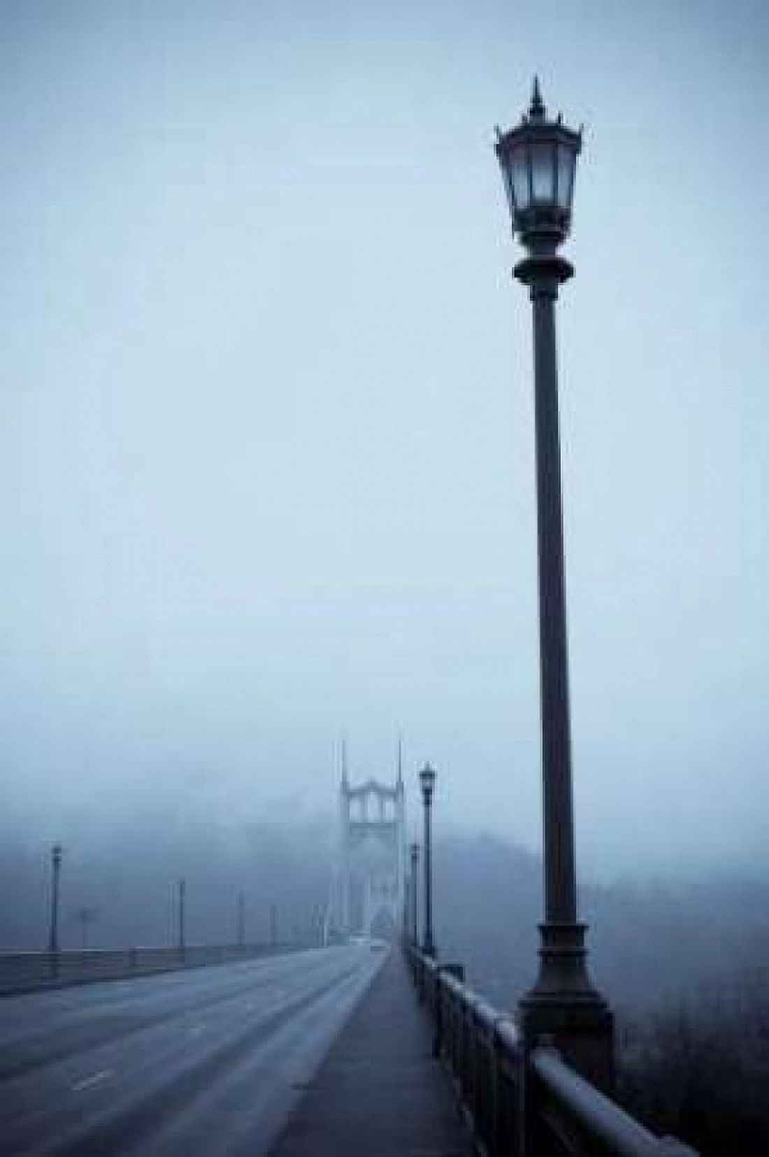 Light on the Bridge V Canvas Art - Erin Berzel (20 x 28)