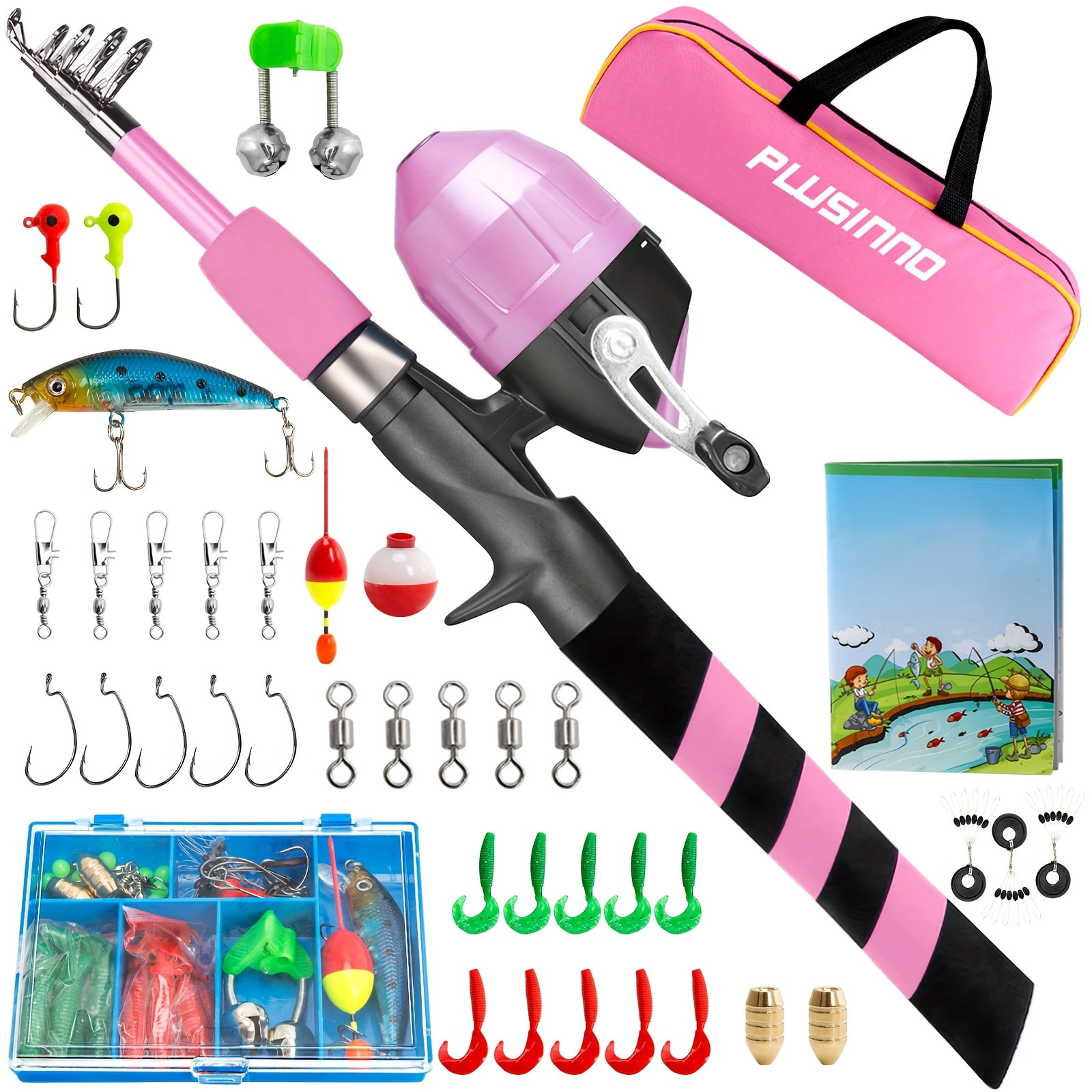 Light-power structure fits kids’ hand strength, easy to cast and ...