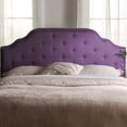 thumbnail image 1 of Light purple fabric headboard in queen size with smooth immaculate texture for refined bedroom decor, 1 of 2