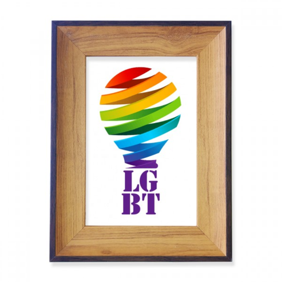 Light s Differentiate Identify Rainbow Equality Photo Frame Exhibition Display Art Desktop Painting