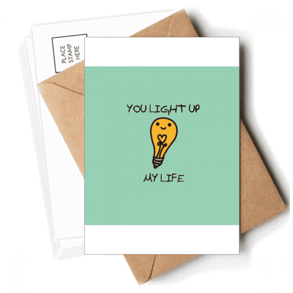 Light s Encourage Interaction Postcards Envelopes Blank Note Cards Mailing