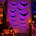 Stickerss Bat Light up 3D Bats Halloween Wall Decorations, LED Bat Stickers - Walmart.com