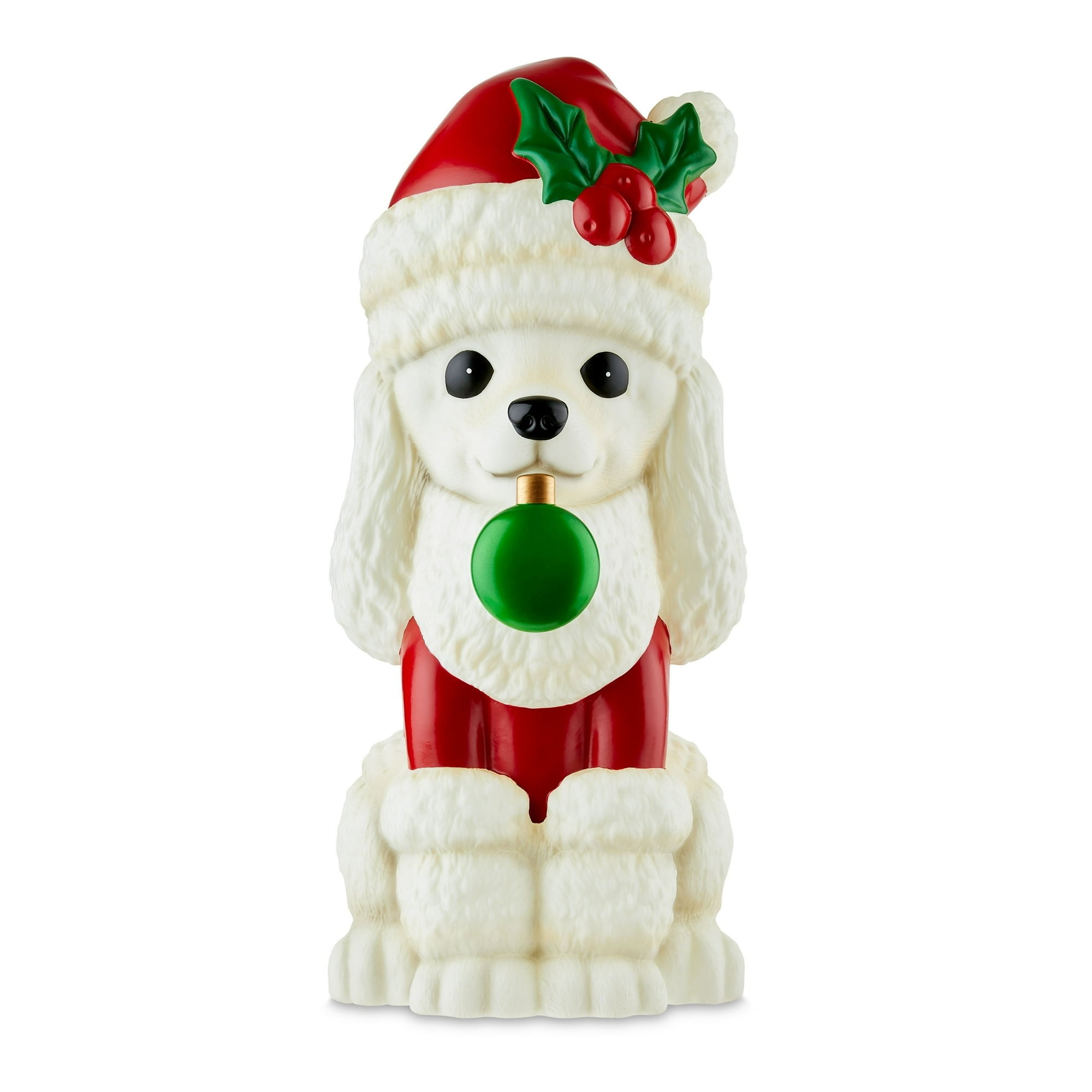 Lightup Christmas Poodle Blow Mold, 24 in, by SUNNIEFATE