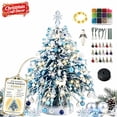 thumbnail image 1 of Light‑up DIY Beaded Christmas Tree Kit, Handmade Beads Craft Set, Mini Christmas Tree Ornament with String Light and Pearl, Holiday Home Office Party Desktop Decoration, Xmas Gift for Diy Lovers, 1 of 6