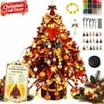 thumbnail image 1 of Light‑up DIY Beaded Christmas Tree Kit, Handmade Beads Craft Set, Mini Christmas Tree Ornament with String Light and Pearl, Holiday Home Office Party Desktop Decoration, Xmas Gift for Diy Lovers, 1 of 6