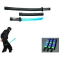 thumbnail image 1 of Mushroomcase Light up Deluxe Ninja LED Toy Sword with Motion Activated Clanging Sounds (2-Pack), 1 of 6