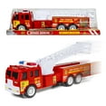 thumbnail image 1 of Light up Fire Engine Rescue Truck with Firefighter Utility Bucket, Red Ages 3-8, 1 of 9