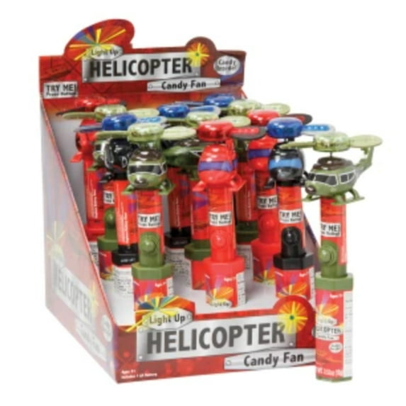 Candyrific Helicopter Light-Up Candy Fan 0.53 oz