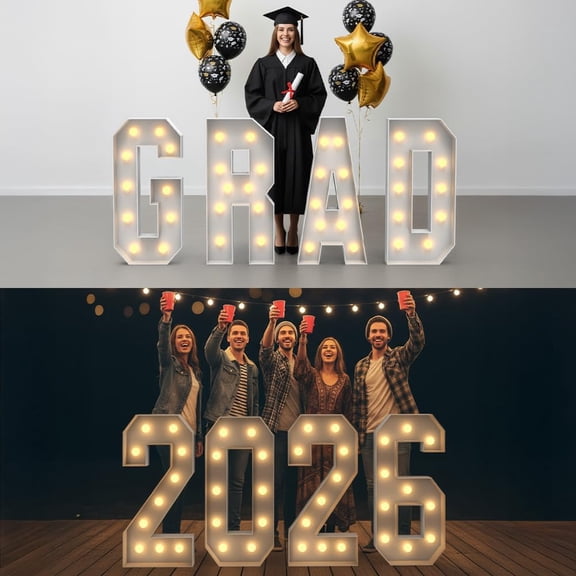 Light up Marquee Letter with LED Lights for Party Decorations