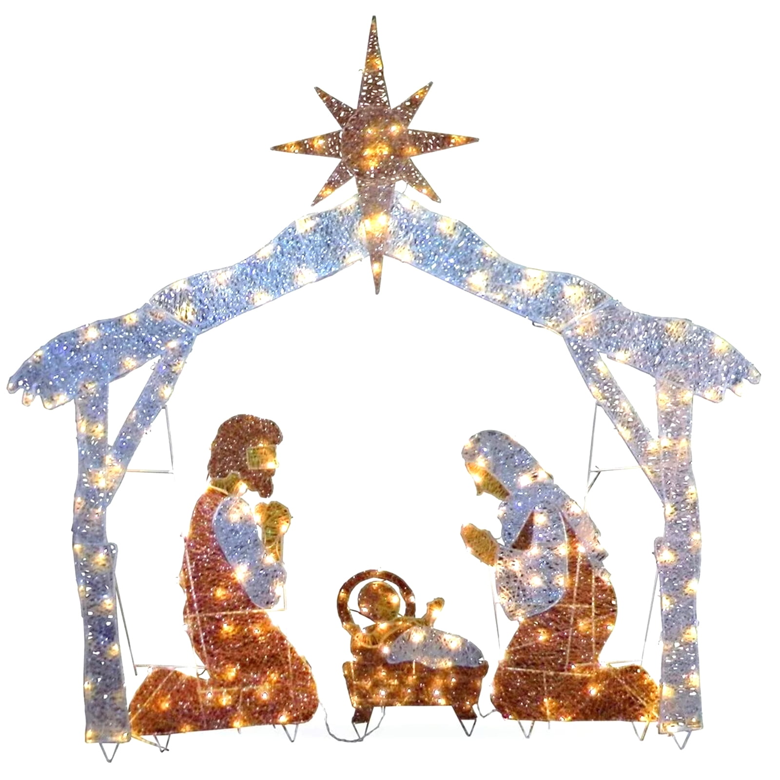 LightUp LED Nativity Scene Outdoor Christmas Decoration, Jesus Baby
