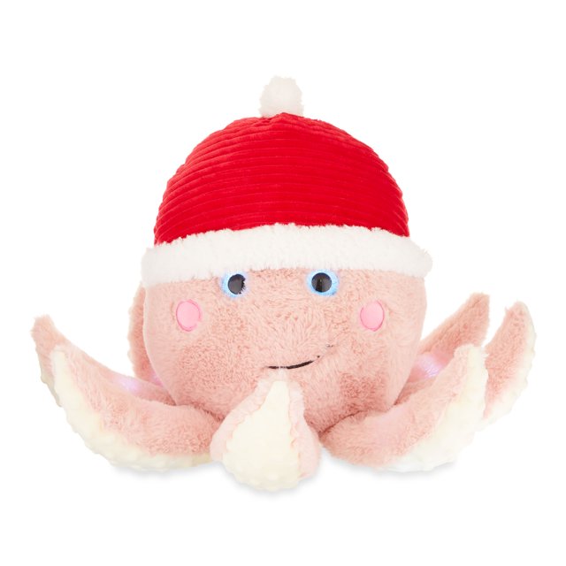 Lightup Pink Octopus Child's Plush Toy, by Holiday Time