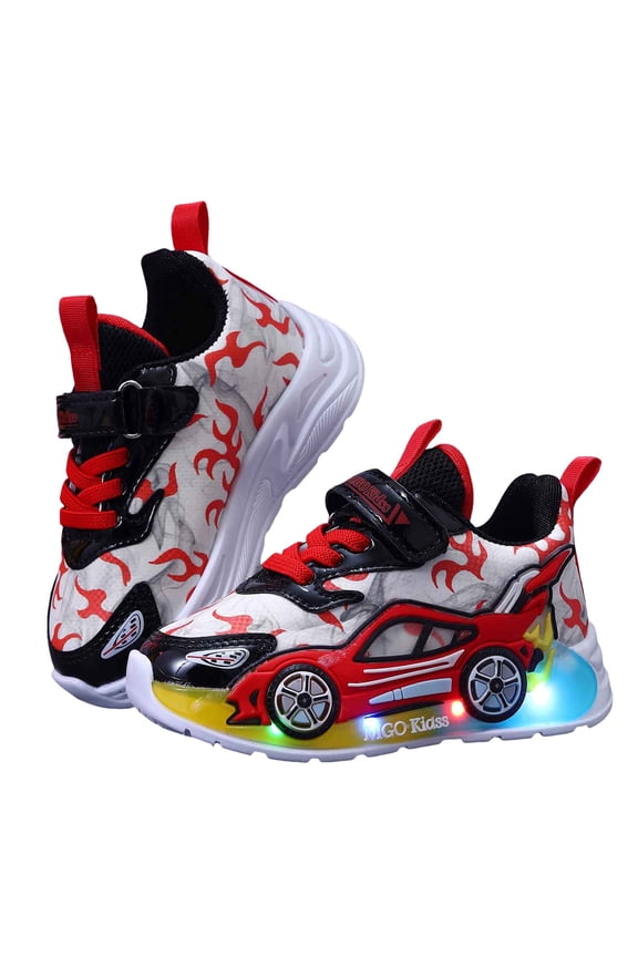 Light up Shoes Toddler Boys Flashing LED Tennis Sneakers Little Kids Luminous Walking Running Shoes