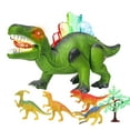 thumbnail image 1 of Light-up Walking Dinosaur Toy for Kids, 12 inches Electronic Dinosaur with Roaring Sound and Dinosaur Figures, Gift for Boys & Girls 3 4 5 6 7 Years - Green, 1 of 8
