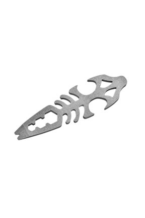 Light weight Alloys Crowbars Keychains Fishbone Shape Bottle Opener Wrenches Keychains Attachments