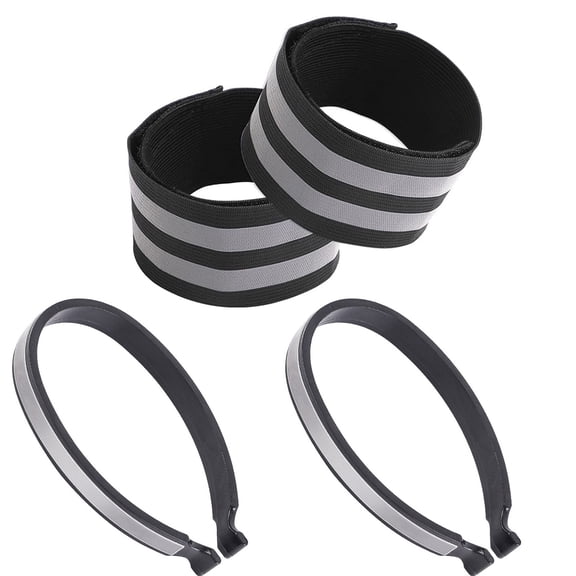 Light weight Bike Clip Bicycles Trouser Clip Cycling Ankle Safety Band Reflective Bicycles Clamp Pant Leg Cuff Clips