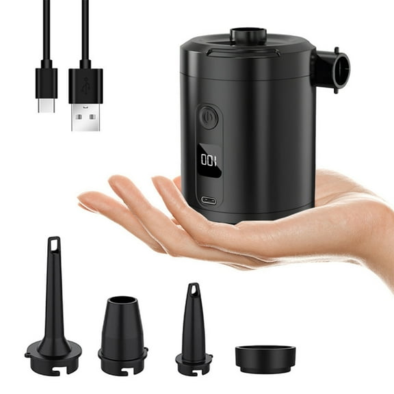 Light weight Electrics Air Pumps Set Digital Display Inflator Electrics Air Pumps for Camping and Emergencies Use