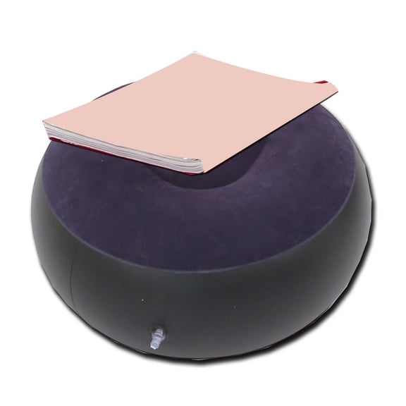 Light weight Inflatable Stool with Ergonomic Flocks Fabric Outdoor Portables Camping Couch for Quiet Activity