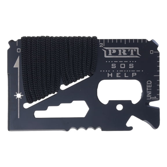 Light weight Stainless Steel Adventure Tool Card Militaries Credit Card for Camping, Travel, And Routine Repairs