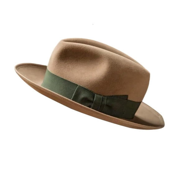 Light weight Wool Felted Hat Dramatic Performances Hat Artistic Youth Hats Suitable for Outdoor Activity