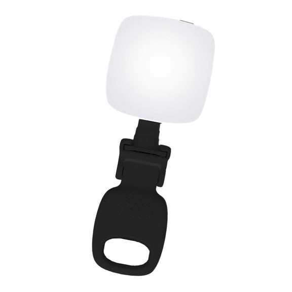 Light with Clip 2700-6500K Selfie Light 3 Modes Adjustable 360 Degree Rotating Clip on Fill Light for Live