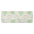 thumbnail image 1 of LightBeige Cartoon Dinosaurs Geometric Pattern Kitchen Rug Mat,Kitchen Runner Rugs Non Skid Washable,Decorative Kitchen Floor Mats for Kitchen,Sink,Laundry,17"x47.2", 1 of 7