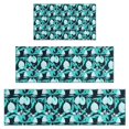 thumbnail image 1 of LightBlue Lemon Fruits DarkBlue Pattern Kitchen Rugs Sets Of 3,Kitchen Runner Rugs Non Skid Washable,Decorative Kitchen Floor Mats for Kitchen,Sink,Laundry,17"x30"+ 17"x47" + 17"x59", 1 of 6