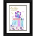 thumbnail image 1 of LightBoxJournal 11x14 Black Ornate Wood Framed with Double Matting Museum Art Print Titled - Card Design 2_B, 1 of 4