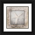 thumbnail image 1 of LightBoxJournal 12x12 Black Ornate Wood Framed with Double Matting Museum Art Print Titled - Stone Star 3, 1 of 4