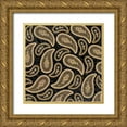 thumbnail image 1 of LightBoxJournal 12x12 Gold Ornate Wood Framed with Double Matting Museum Art Print Titled - Camo Paisley 4_texture 5, 1 of 4
