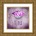 thumbnail image 1 of LightBoxJournal 12x12 Gold Ornate Wood Framed with Double Matting Museum Art Print Titled - ChakrasYoga_Ajna V3_, 1 of 4