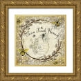 thumbnail image 1 of LightBoxJournal 12x12 Gold Ornate Wood Framed with Double Matting Museum Art Print Titled - Honey Bee Hive 06, 1 of 4