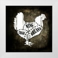 thumbnail image 1 of LightBoxJournal 12x12 White Modern Wood Framed Museum Art Print Titled - Butcher Shop III, 1 of 4