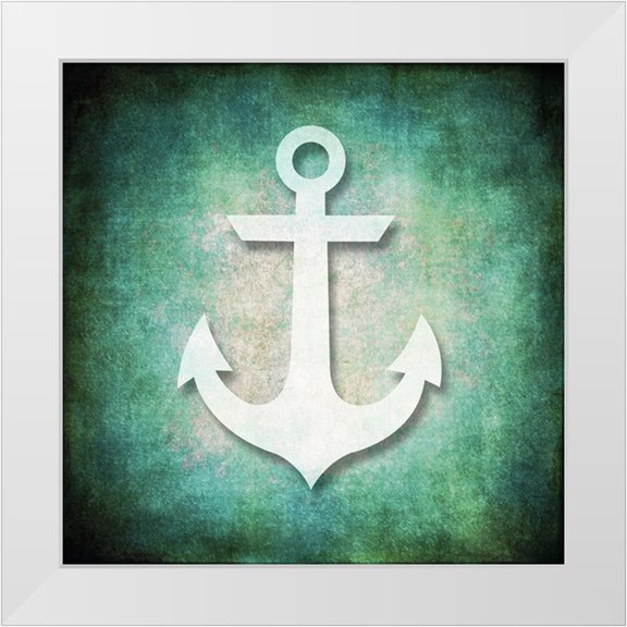 LightBoxJournal 12x12 White Modern Wood Framed Museum Art Print Titled - Good Times_Beach Anchor