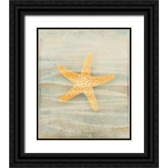 LightBoxJournal 12x14 Black Ornate Wood Framed with Double Matting Museum Art Print Titled - Gypsy Star 1