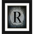 thumbnail image 1 of LightBoxJournal 12x14 Black Ornate Wood Framed with Double Matting Museum Art Print Titled - Letter R, 1 of 4