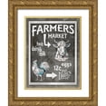 thumbnail image 1 of LightBoxJournal 12x14 Gold Ornate Wood Framed with Double Matting Museum Art Print Titled - Farm Sign_Farmers Market 3, 1 of 4