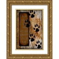 thumbnail image 1 of LightBoxJournal 13x18 Gold Ornate Wood Framed with Double Matting Museum Art Print Titled - Your True Friend, 1 of 4