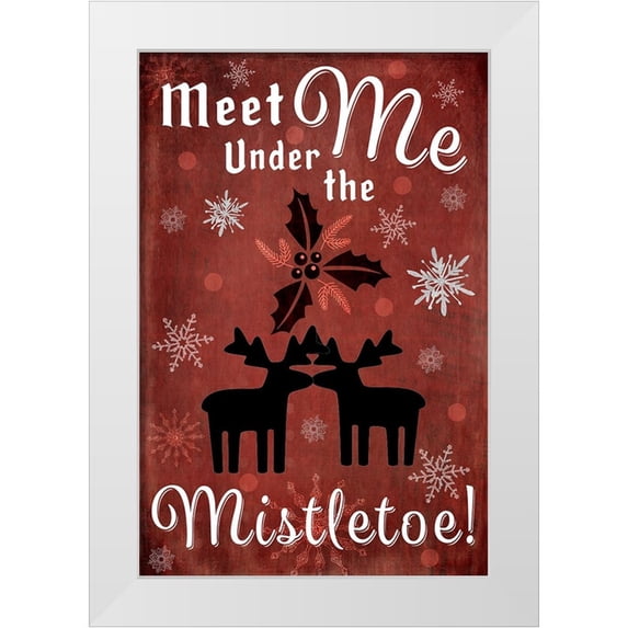 LightBoxJournal 13x18 White Modern Wood Framed Museum Art Print Titled - 25 Days TilChristmas 027