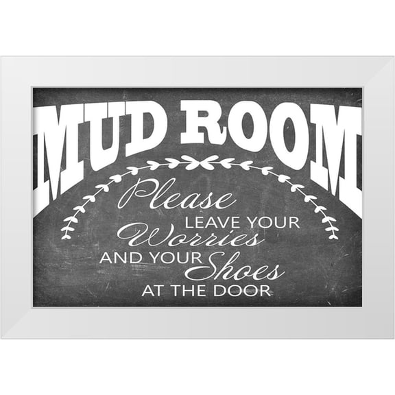 LightBoxJournal 14x11 White Modern Wood Framed Museum Art Print Titled - Mudroom 9