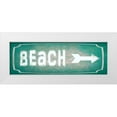 thumbnail image 1 of LightBoxJournal 14x7 White Modern Wood Framed Museum Art Print Titled - Good Times_Beach, 1 of 4