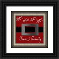 thumbnail image 1 of LightBoxJournal 15x15 Black Ornate Wood Framed with Double Matting Museum Art Print Titled - Personalized Christmas Sign V20 V11, 1 of 4