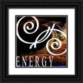 thumbnail image 1 of LightBoxJournal 15x15 Black Ornate Wood Framed with Double Matting Museum Art Print Titled - YogaVibes V1, 1 of 4