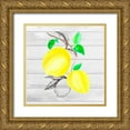 thumbnail image 1 of LightBoxJournal 15x15 Gold Ornate Wood Framed with Double Matting Museum Art Print Titled - Farm Lemon 03, 1 of 4