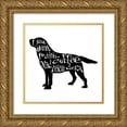 thumbnail image 1 of LightBoxJournal 15x15 Gold Ornate Wood Framed with Double Matting Museum Art Print Titled - Rescue Dog 7, 1 of 4