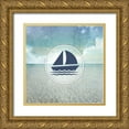 thumbnail image 1 of LightBoxJournal 15x15 Gold Ornate Wood Framed with Double Matting Museum Art Print Titled - Signs_SeaLife_Sail, 1 of 4